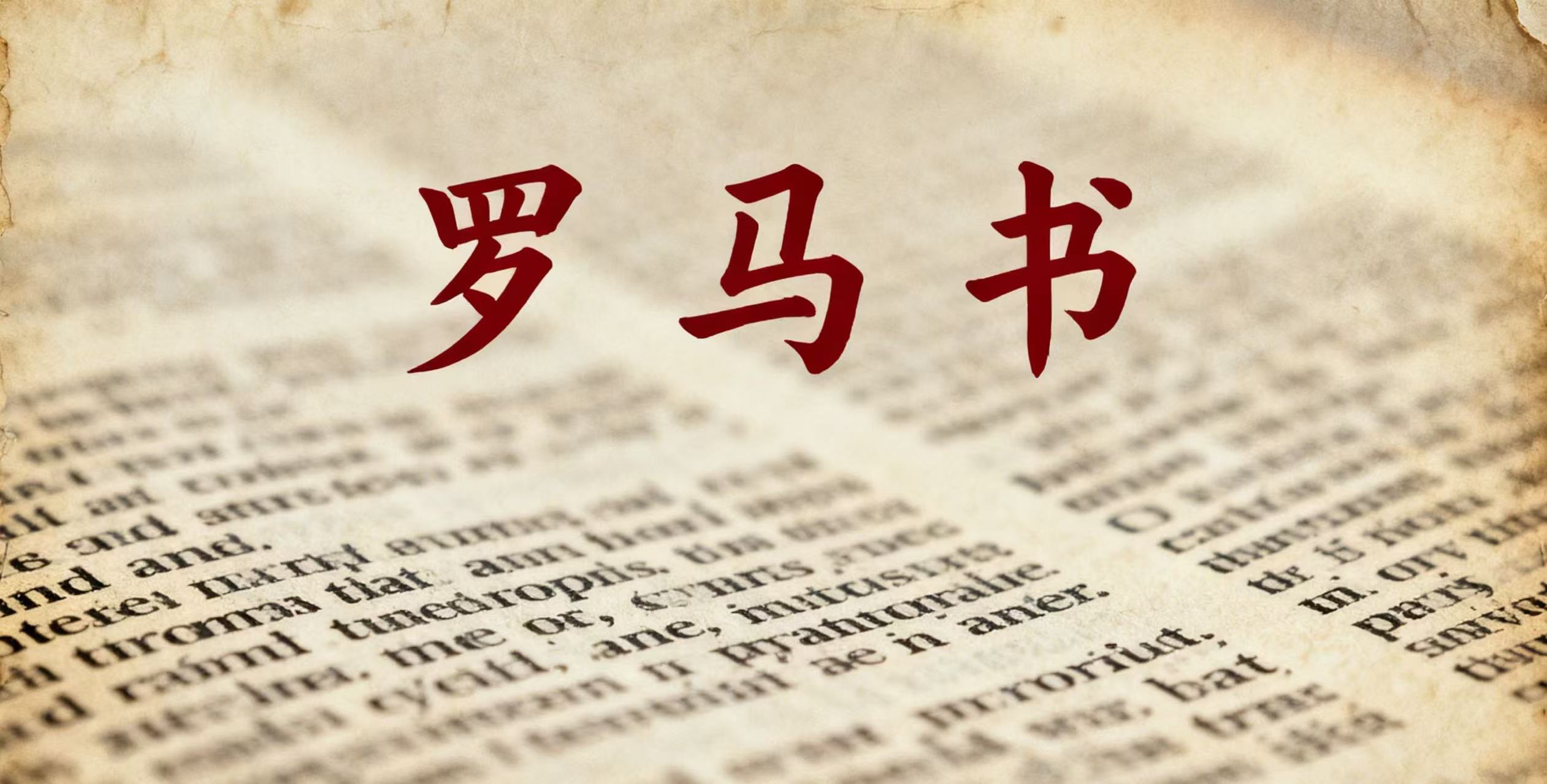 《罗马书》讲道录音